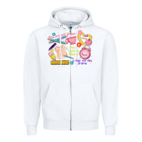 White teacher stuff Zipper Hoodie - JahusDesignShop