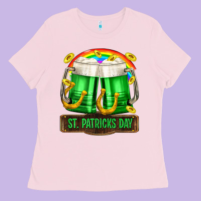 St. Patrick's Day Beer Ladies Tee Designed By Oliviacreatesart