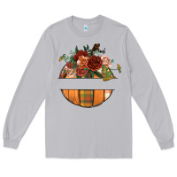 Moon Dust customize floral pumpkin Long Sleeve Tee - BundleAndBundleShop