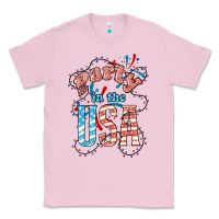 Bubblegum Pink Party in the USA 4th of july Classic Tee - HowdyJamesFarm