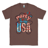 Chestnut Party in the USA 4th of july Classic Tee - HowdyJamesFarm
