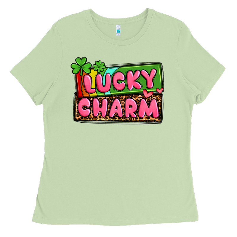 St. Patrick's Lucky Charm Ladies Tee by OliviaCreatesArt | Teevron