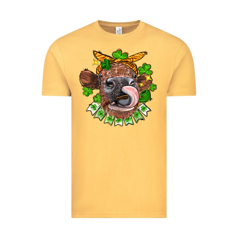 St. Patrick's Day Cow Vintage Tee by FaDigitalArtStudio | Teevron