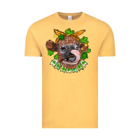 Vintage Mustard St. Patrick's Day cow Vintage Tee - FaDigitalArtStudio