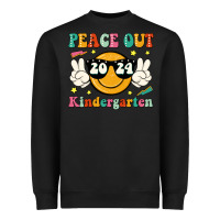 Black peace out 2024 kindergarten Heavyweight Sweatshirt - JahusDesignShop