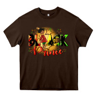 Chocolate Brown black prince Heavy Core Tee - CowGirlArtShop