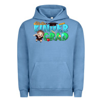 Pigment Pebble Blue mister kinder grad Urban Hoodie - RanaPortraitStore