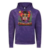 Cloud Purple chingona sugar skull Vintage Hoodie - BundleAndBundleShop