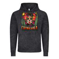 Vintage Black chingona sugar skull Vintage Hoodie - BundleAndBundleShop