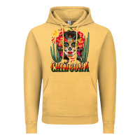 Vintage Mustard chingona sugar skull Vintage Hoodie - BundleAndBundleShop