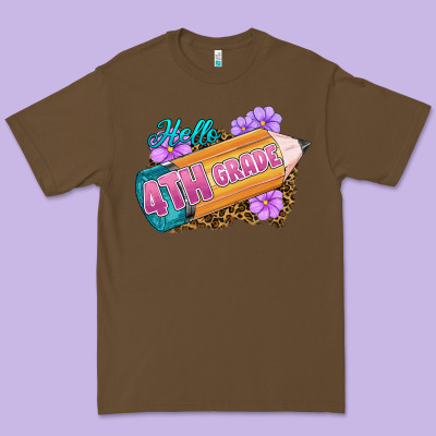 Hello 4th Grade Premium Tee Designed By Ranaportraitstore