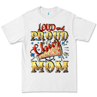 White Loud and proud cheer Mom Mother's Day Premium Tee - CowGirlArtShop