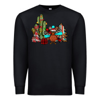 Black christmas turkey Premium Sweatshirt - JahusDesignShop