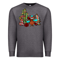 Charcoal Heather christmas turkey Premium Sweatshirt - JahusDesignShop
