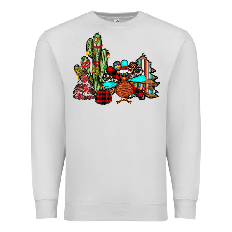 Christmas Turkey Premium Sweatshirt by JahusDesignShop | Teevron