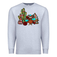 Heather Grey christmas turkey Premium Sweatshirt - JahusDesignShop