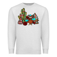 Oatmeal Heather christmas turkey Premium Sweatshirt - JahusDesignShop