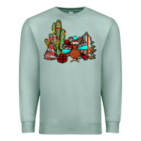 Seafoam christmas turkey Premium Sweatshirt - JahusDesignShop
