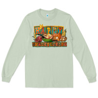 Matcha happy thanksgiving Long Sleeve Tee - FaDigitalArtStudio