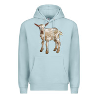 Blue Mist Baby Saanen Goat Premium Hoodie - LillyAllenDesigns