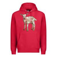 Cardinal Baby Saanen Goat Premium Hoodie - LillyAllenDesigns