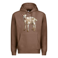 Chestnut Baby Saanen Goat Premium Hoodie - LillyAllenDesigns