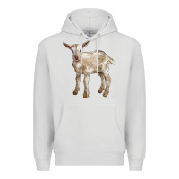 Dove Grey Baby Saanen Goat Premium Hoodie - LillyAllenDesigns