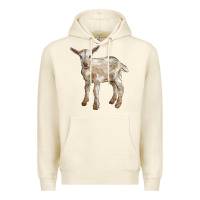 Sandshell Baby Saanen Goat Premium Hoodie - LillyAllenDesigns