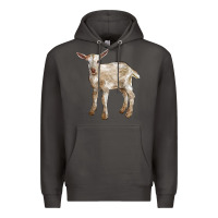 Smoke Baby Saanen Goat Premium Hoodie - LillyAllenDesigns