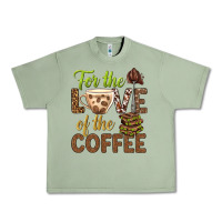 Oil Green for the love of the coffee bbs Urban Heavy Tee - BundleAndBundleShop