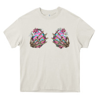 Cream easter hands skeleton Heavy Core Tee - Jasminsmagicworld