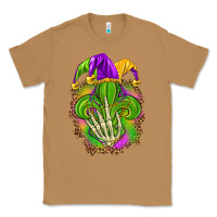 Toasted Coconut Mardi Gras with skeleton hand Classic Tee - HowdyJamesFarm