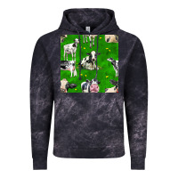 Cloud Black holstein cows seamless pattern Vintage Hoodie - BundleAndBundleShop