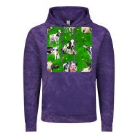 Cloud Purple holstein cows seamless pattern Vintage Hoodie - BundleAndBundleShop
