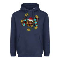 Navy joy Sunflower Heavyweight Hoodie - JahusDesignShop