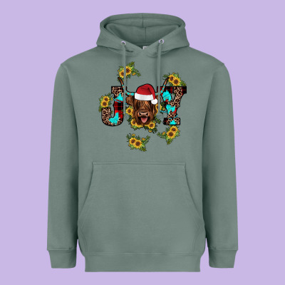 Joy Sunflower Heavyweight Hoodie Designed By Jahusdesignshop
