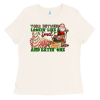 Bone torn between lookin like a snack and eatin one Ladies Tee - FaDigitalArtStudio