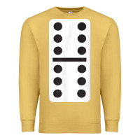 Antique Gold double six dominoes tshirt halloween costume 6 6 domino game t shirt Premium Sweatshirt - baoMotion