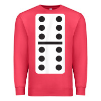 Cardinal double six dominoes tshirt halloween costume 6 6 domino game t shirt Premium Sweatshirt - baoMotion