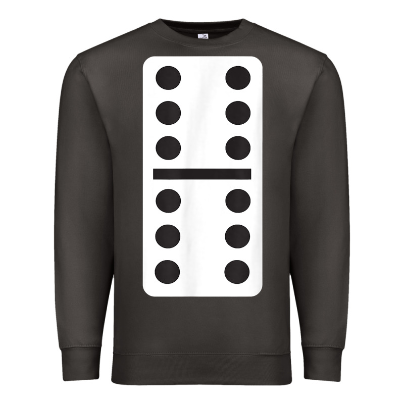 Double Six Dominoes Tshirt Halloween Costume 6 6 Domino Game T Shirt Premium Sweatshirt by baoMotion | Teevron