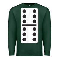 Sports Green double six dominoes tshirt halloween costume 6 6 domino game t shirt Premium Sweatshirt - baoMotion