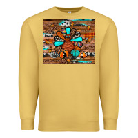 Antique Gold turkey Premium Sweatshirt - JahusDesignShop