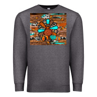 Charcoal Heather turkey Premium Sweatshirt - JahusDesignShop