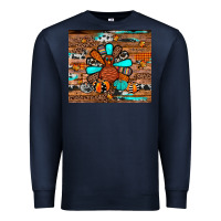 Navy turkey Premium Sweatshirt - JahusDesignShop