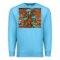 Ocean Blue turkey Premium Sweatshirt - JahusDesignShop