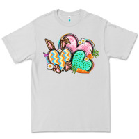 Dove Grey Easter heart Easter Day Premium Tee - CowGirlArtShop