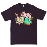Plum Easter heart Easter Day Premium Tee - CowGirlArtShop