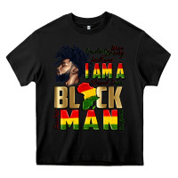 Black i am a black man Heavy Core Tee - CowGirlArtShop