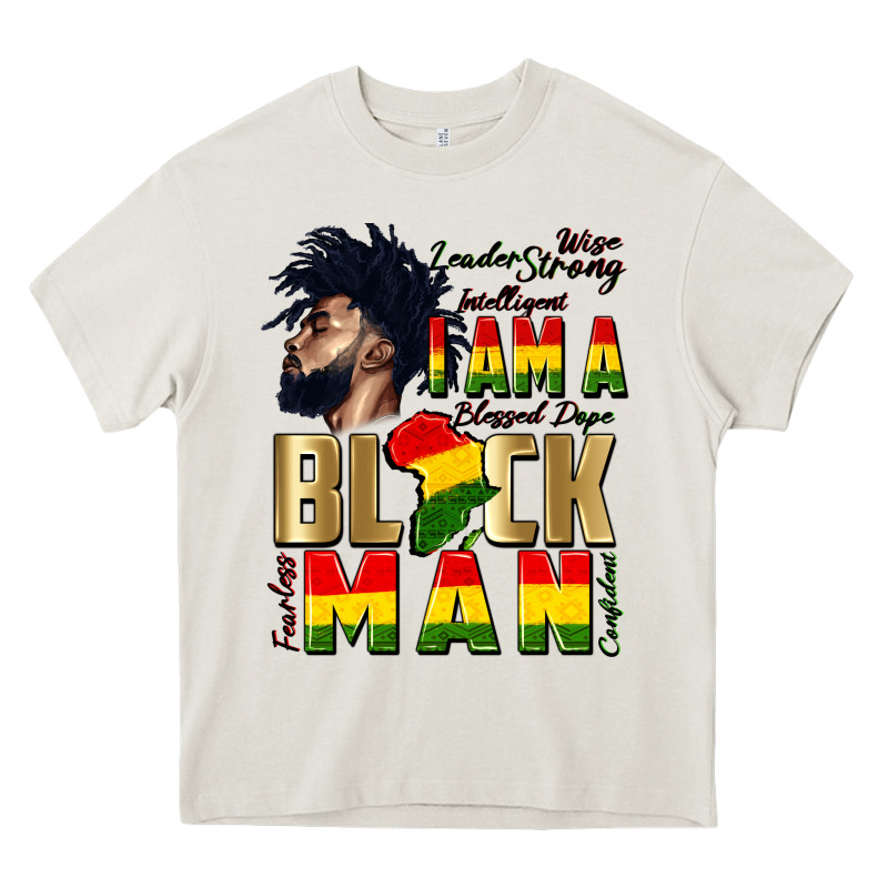 I Am A Black Man Heavy Core Tee by CowGirlArtShop | Teevron