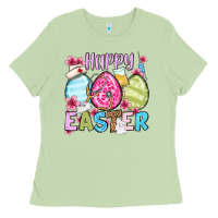 Matcha Happy Easter eggs Ladies Tee - OliviaCreatesArt